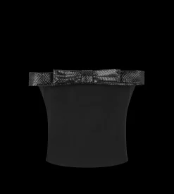 STRAPLESS TOP WITH BOW DETAIL