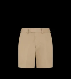 STRETCH COTTON TWILL TAILORED SHORTS