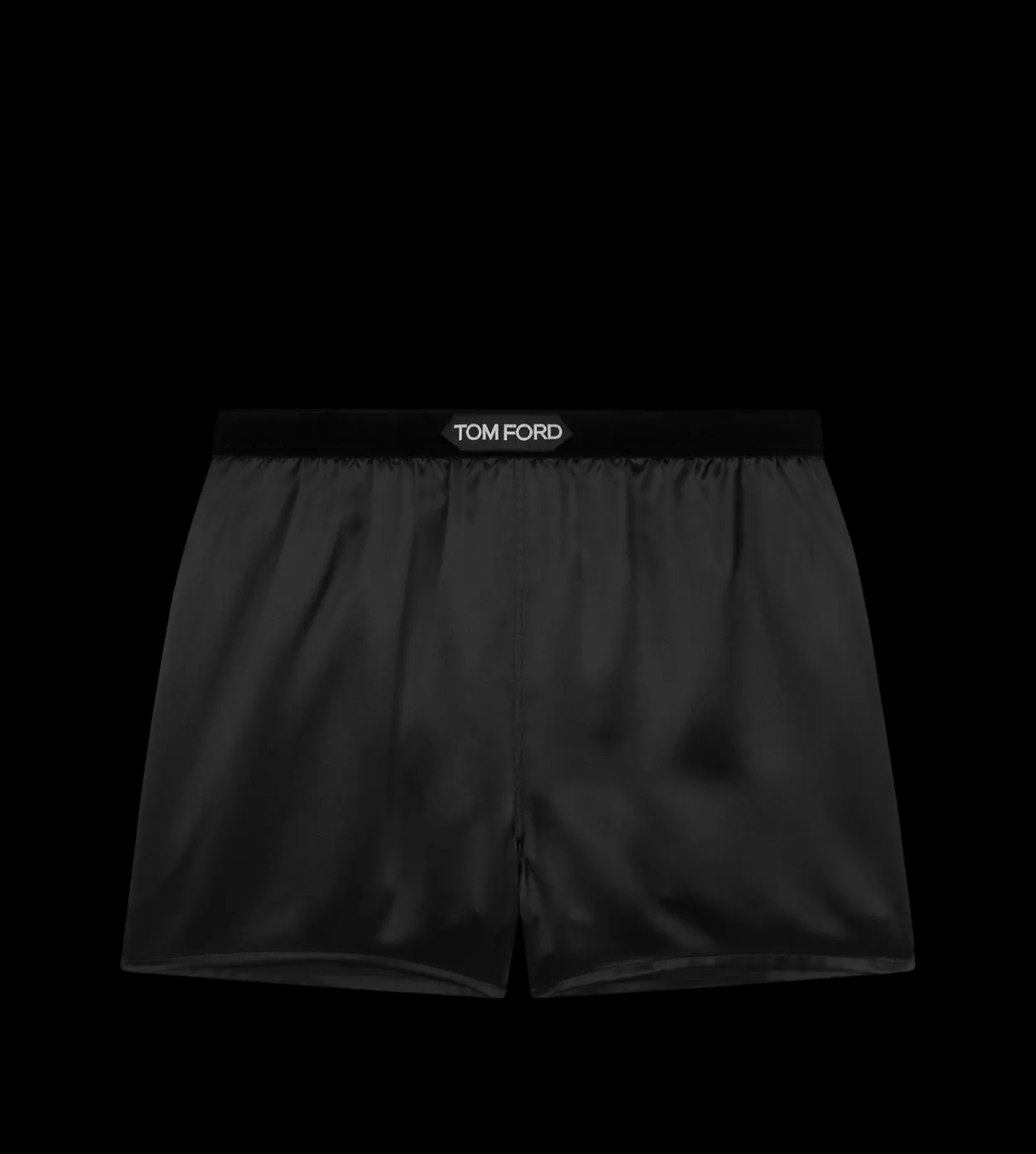 STRETCH SILK SATIN BOXER SHORTS