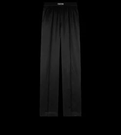 STRETCH SILK SATIN PJ PANTS