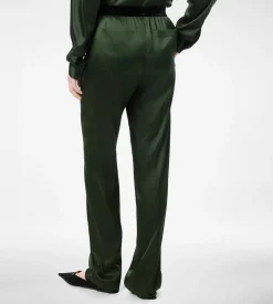 STRETCH SILK SATIN PJ PANTS
