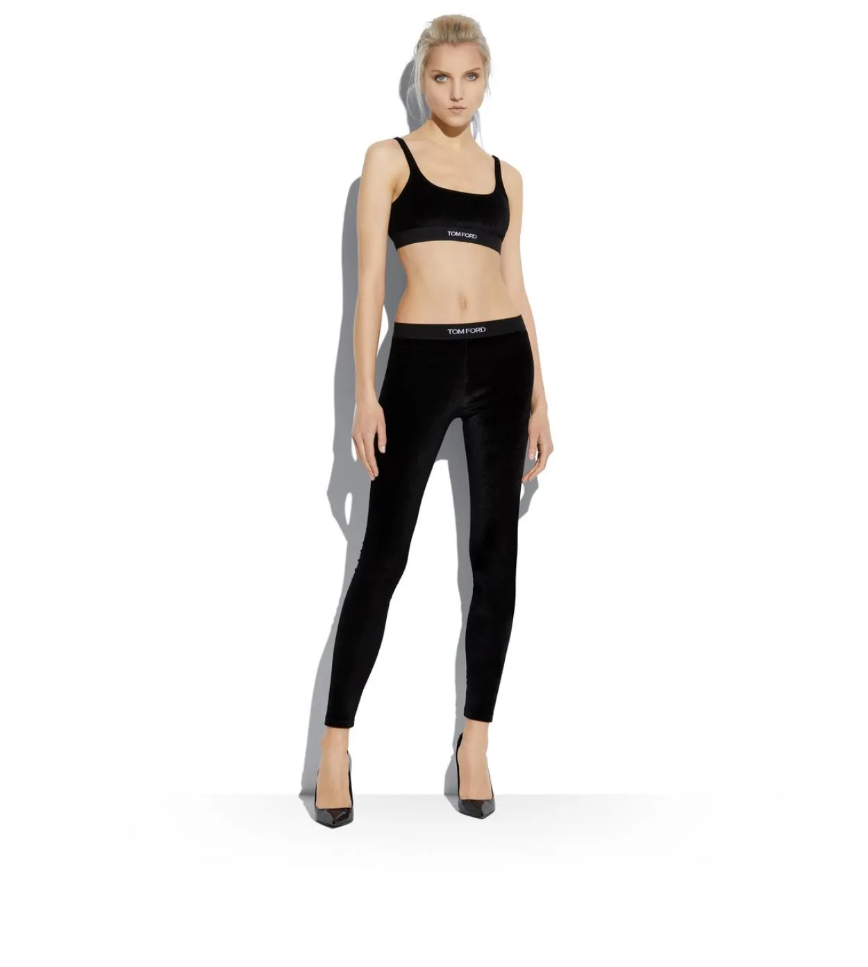 STRETCH VELVET BRALETTE