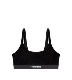 STRETCH VELVET BRALETTE