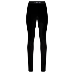 STRETCH VELVET SIGNATURE LEGGINGS