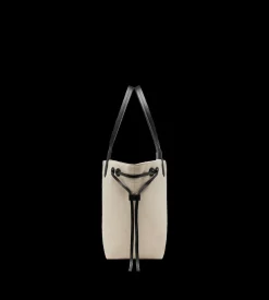 STRIPED JACQUARD LARGE TOTE