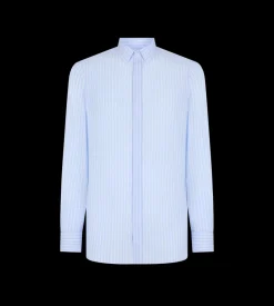 STRIPED TWILL CLASSIC FIT SHIRT
