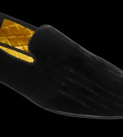 STRIPED VELVET STEVEN SLIPPER