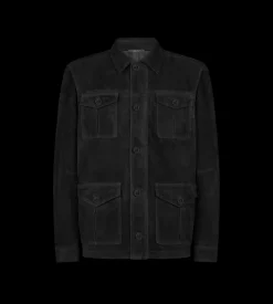 SUEDE FOUR POCKET JACKET