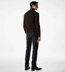 SUEDE FRONT MERINO BLOUSON