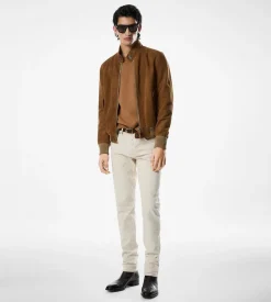 SUEDE HARRINGTON