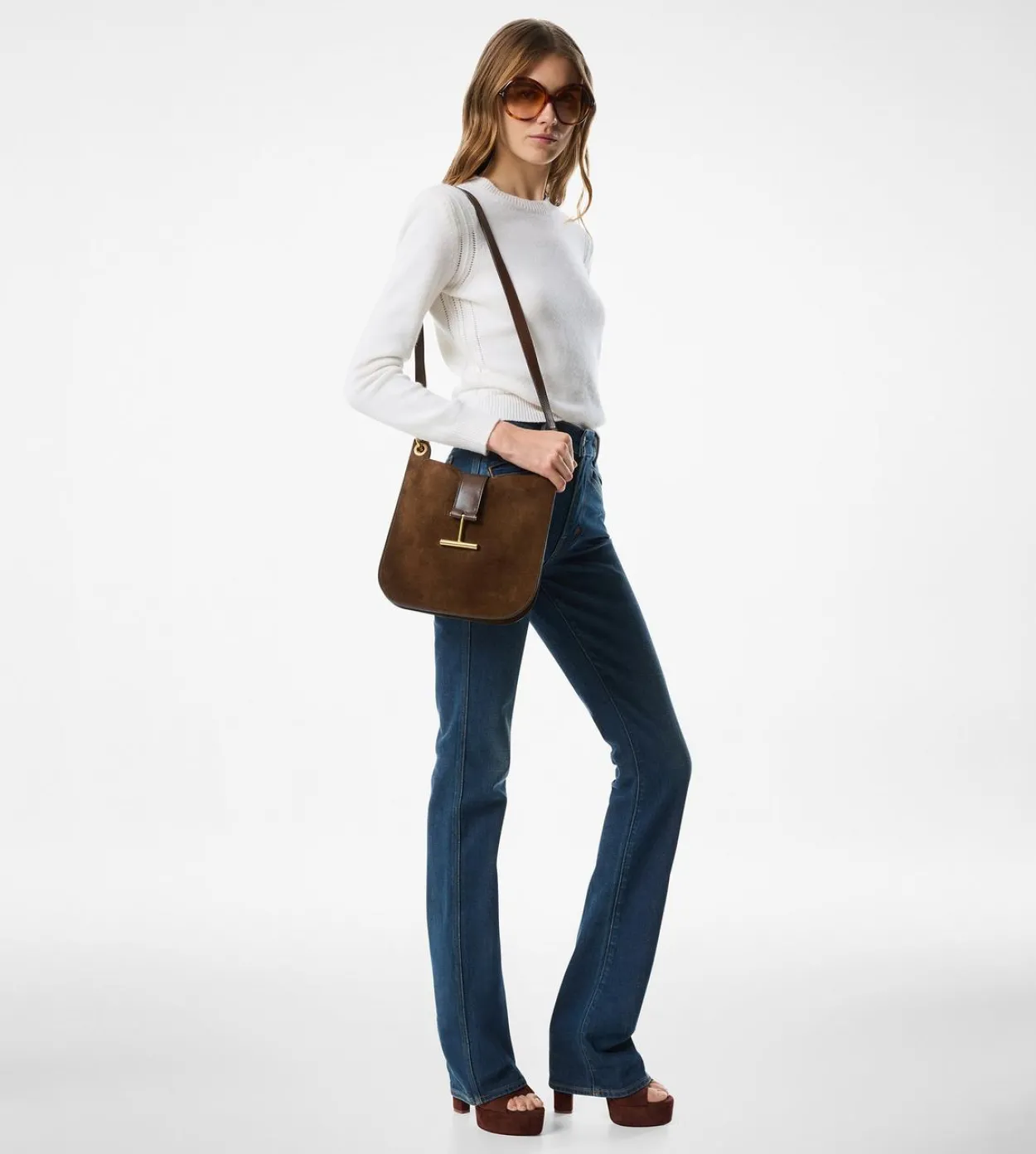 SUEDE LEATHER ANGELINA PLATFORM SANDAL