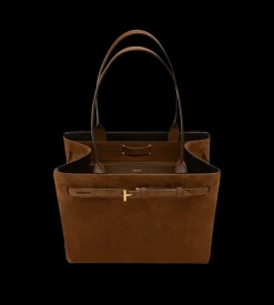 SUEDE LEATHER AUDREY MEDIUM TOTE