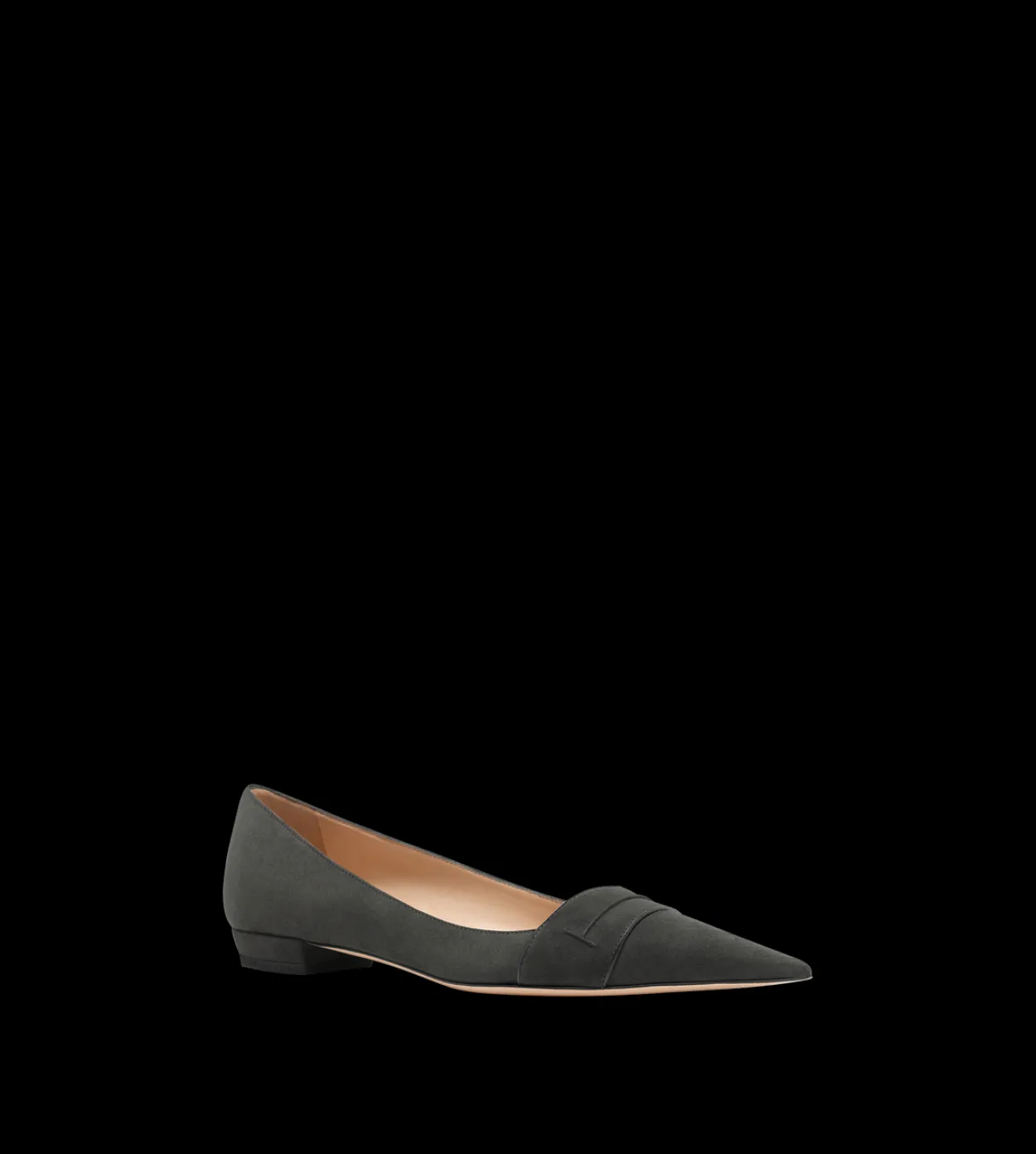 SUEDE LEATHER EVA BALLERINA