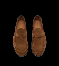 SUEDE TWISTED BAND RIPLEY LOAFER
