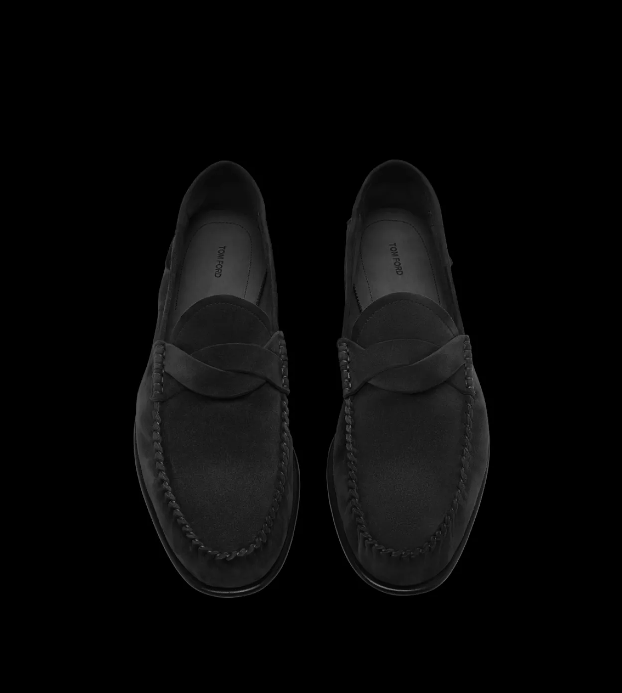 SUEDE TWISTED BAND RIPLEY LOAFER