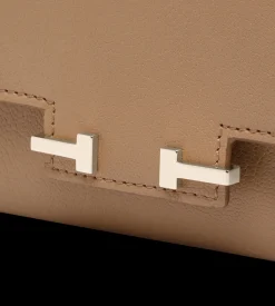 SUPPLE GRAIN LEATHER AUBE COMPACT WALLET