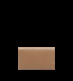 SUPPLE GRAIN LEATHER AUBE COMPACT WALLET