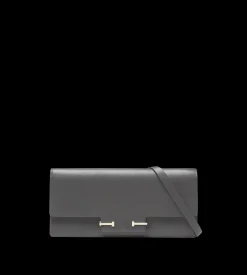 SUPPLE GRAIN LEATHER AUBE E/W SHOULDER BAG