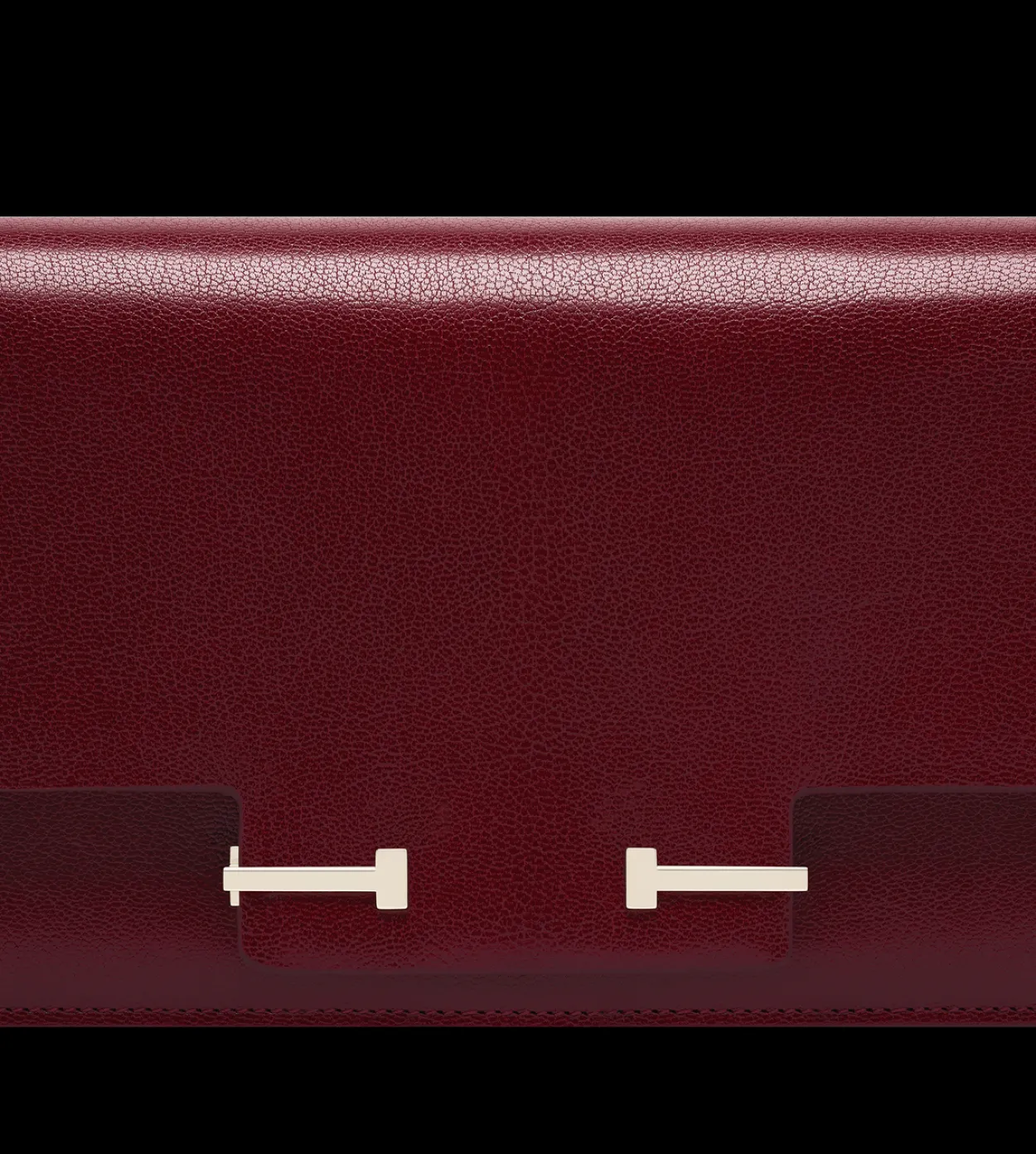 SUPPLE GRAIN LEATHER AUBE E/W SHOULDER BAG