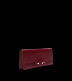 SUPPLE GRAIN LEATHER AUBE E/W SHOULDER BAG