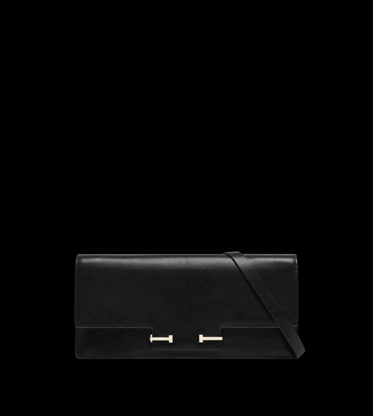 SUPPLE GRAIN LEATHER AUBE E/W SHOULDER BAG
