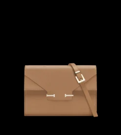SUPPLE GRAIN LEATHER AUBE SHOULDER BAG