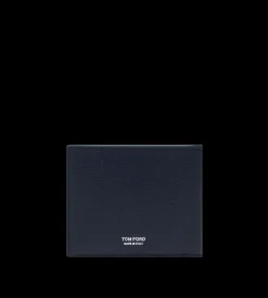 SUPPLE GRAIN LEATHER ELONGATED T LINE CLASSIC BIFOLD WALLET