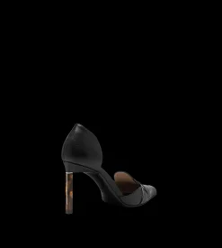 SUPPLE GRAIN LEATHER EVA D'ORSAY PUMP