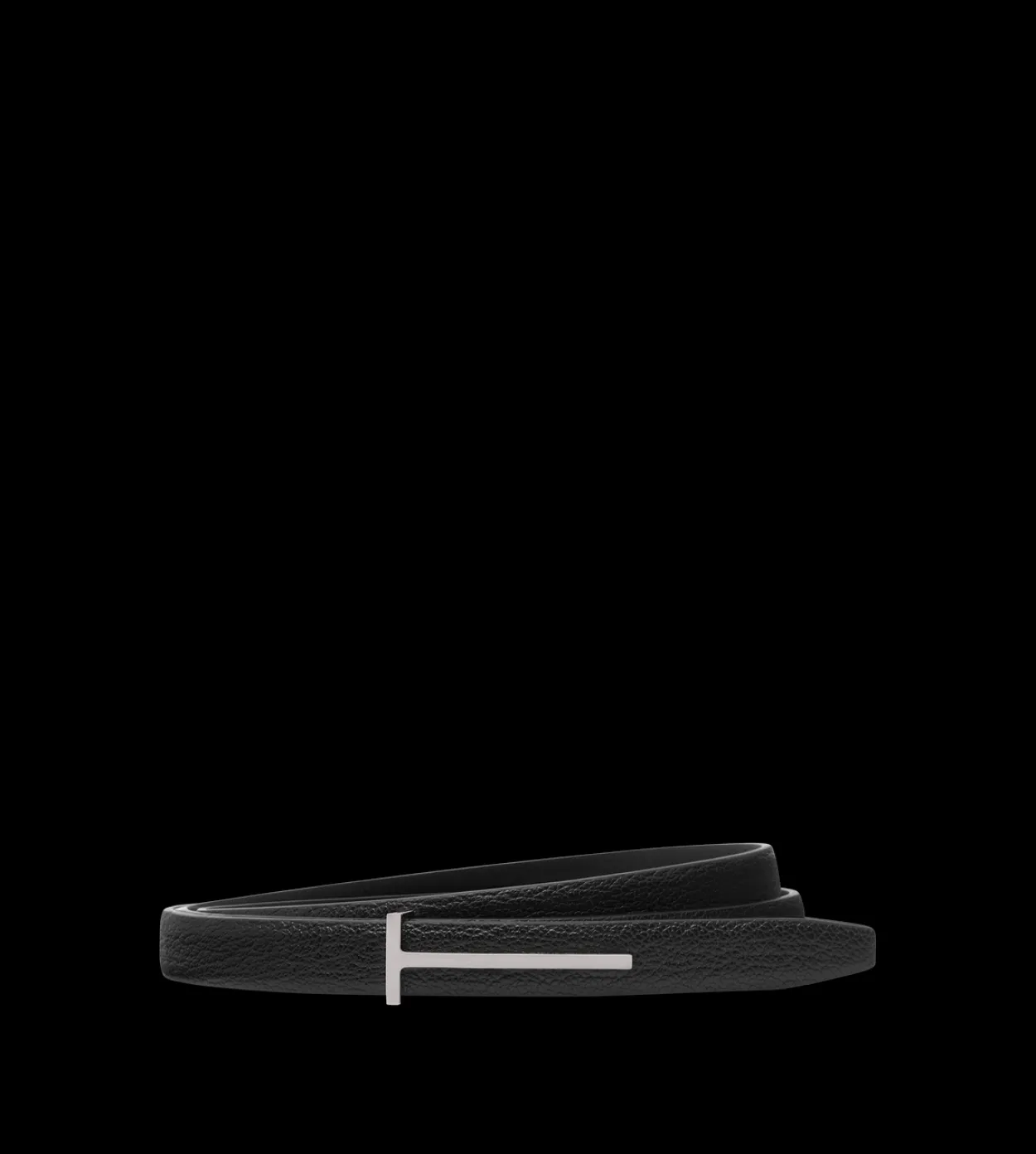 SUPPLE GRAIN LEATHER SLIM T BELT
