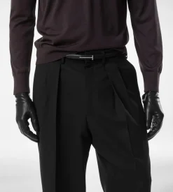 SUPPLE GRAIN LEATHER SLIM T BELT