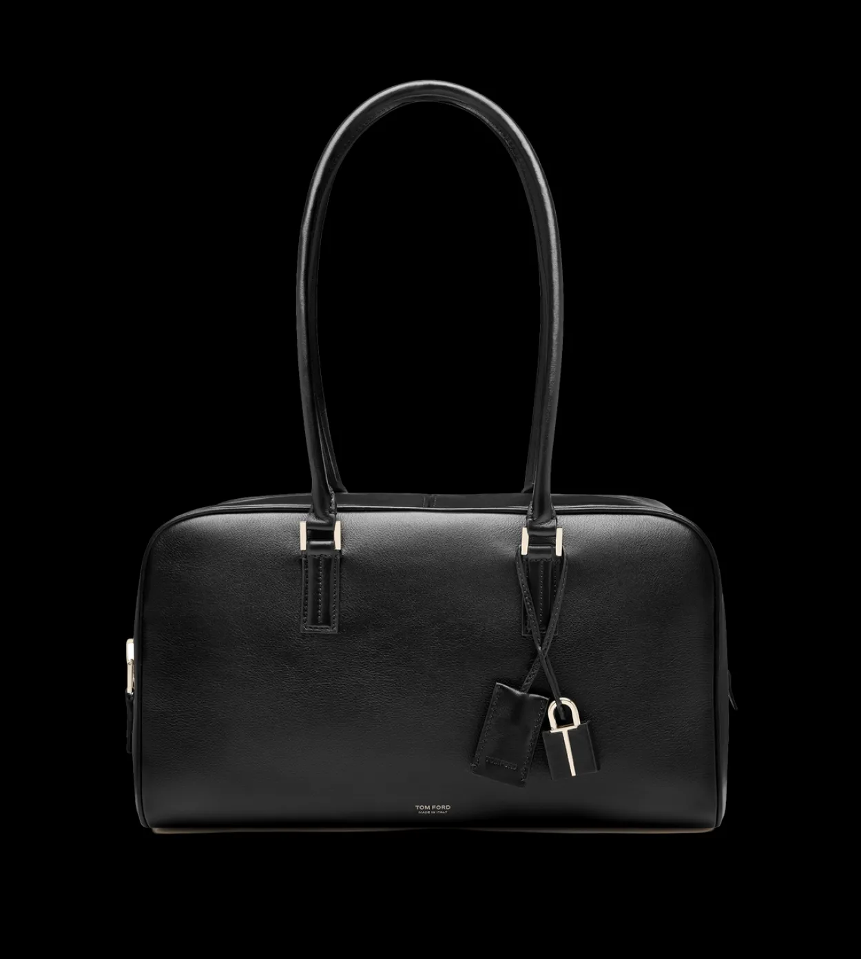 SUPPLE LEATHER ZIPPED SMALL STRYKE SHOULDER BAG