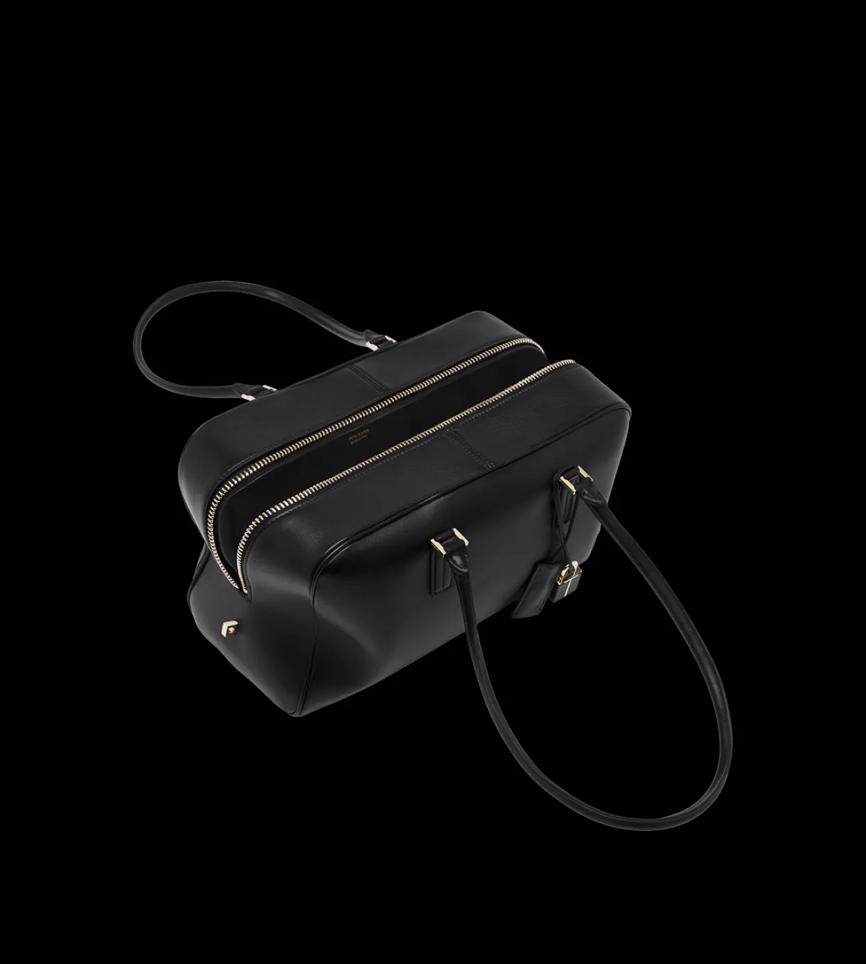SUPPLE LEATHER ZIPPED SMALL STRYKE SHOULDER BAG