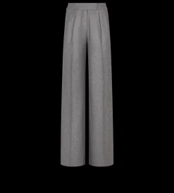 TAILORED DOUBLE PLEAT WIDE LEG PANTS