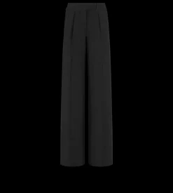 TAILORED DOUBLE PLEAT WIDE LEG PANTS