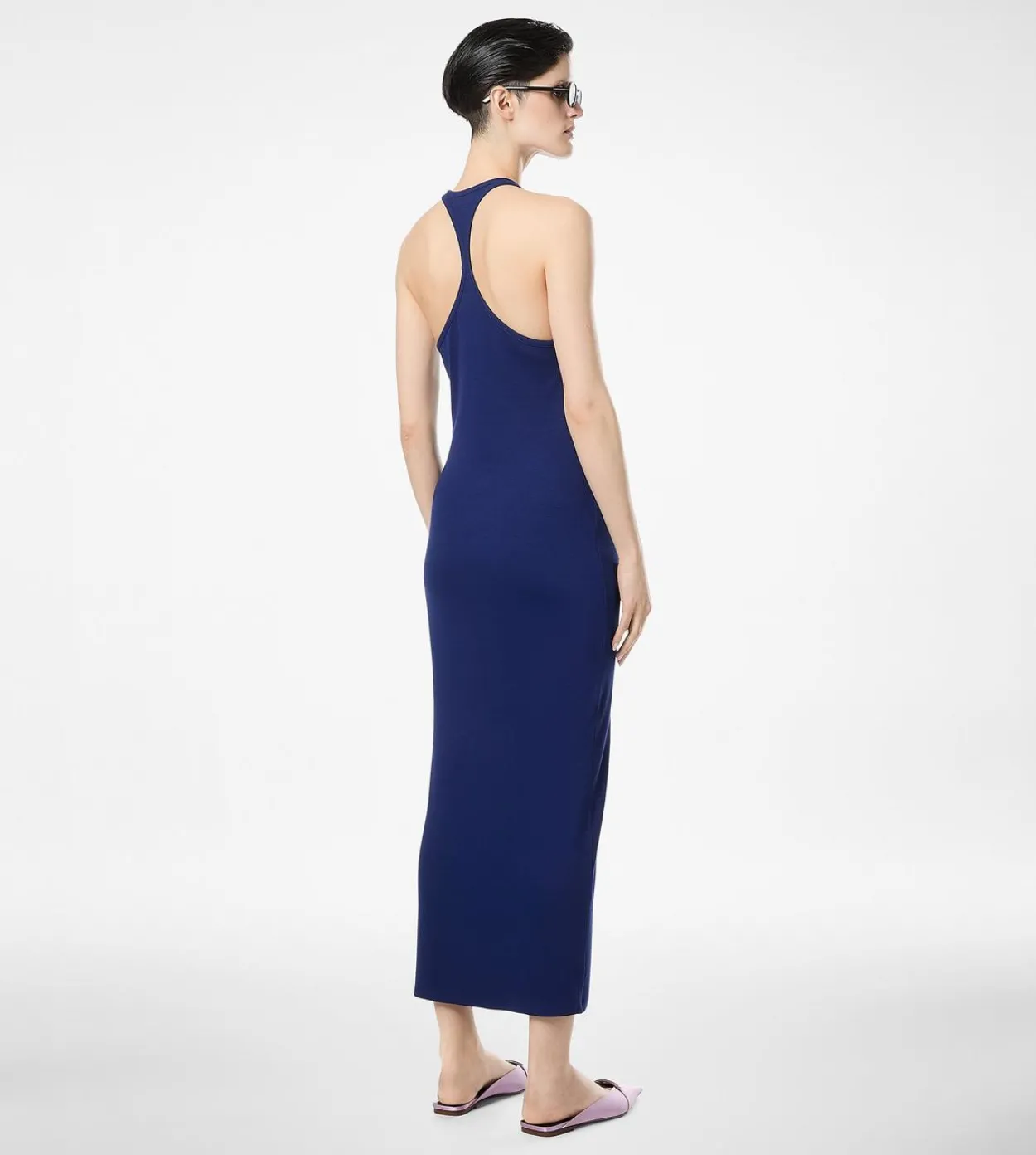 TANK TOP DRESS WITH TONAL TF EMBROIDERED LOGO