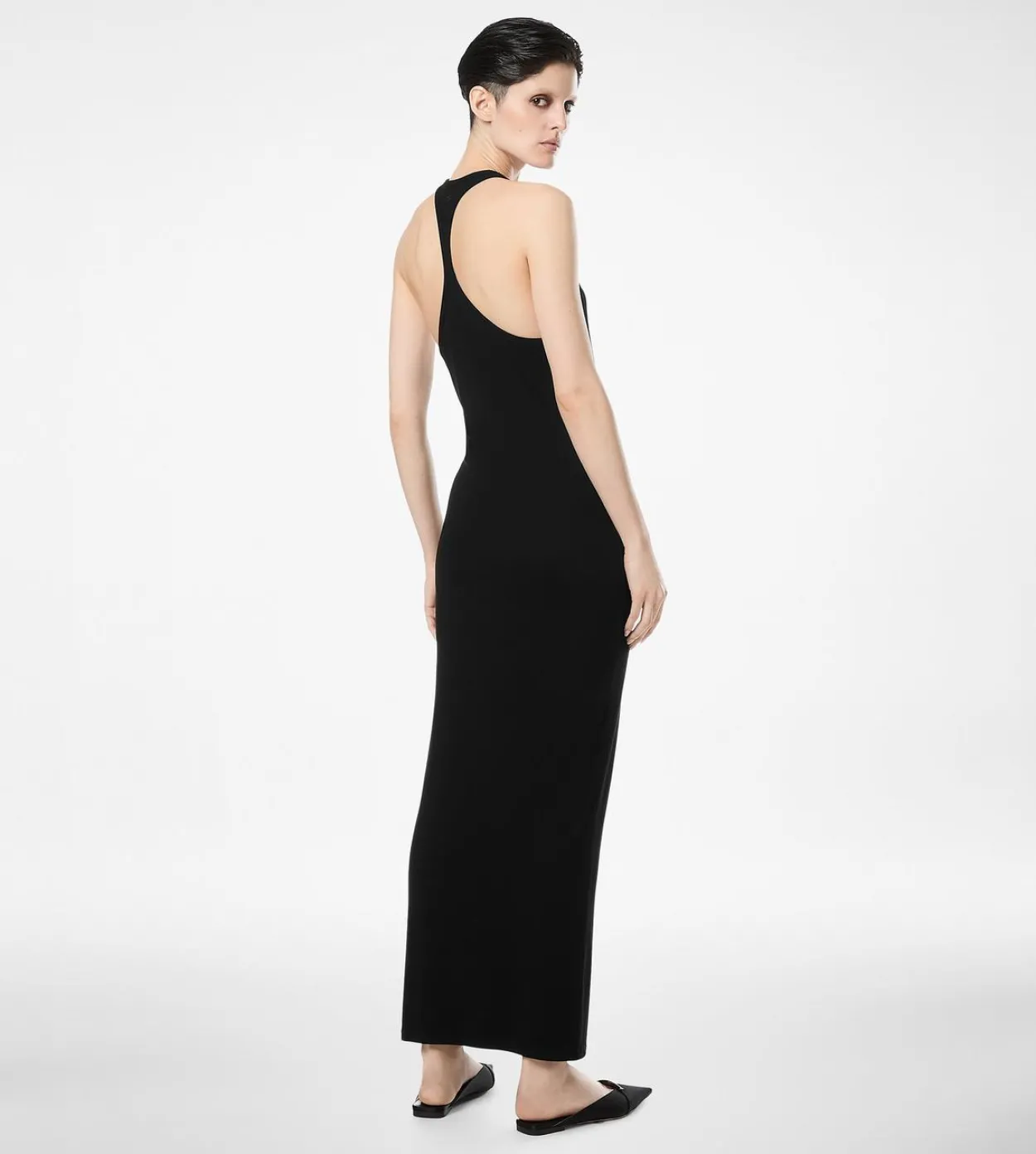 TANK TOP DRESS WITH TONAL TF EMBROIDERED LOGO