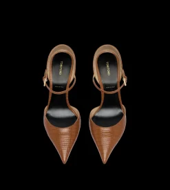 TEJUS-EFFECT PRINTED LEATHER VERTIGO MARY JANE PUMP