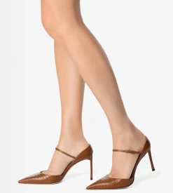 TEJUS-EFFECT PRINTED LEATHER VERTIGO MARY JANE PUMP