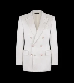TEXTURED PEACHED SATIN JACKET