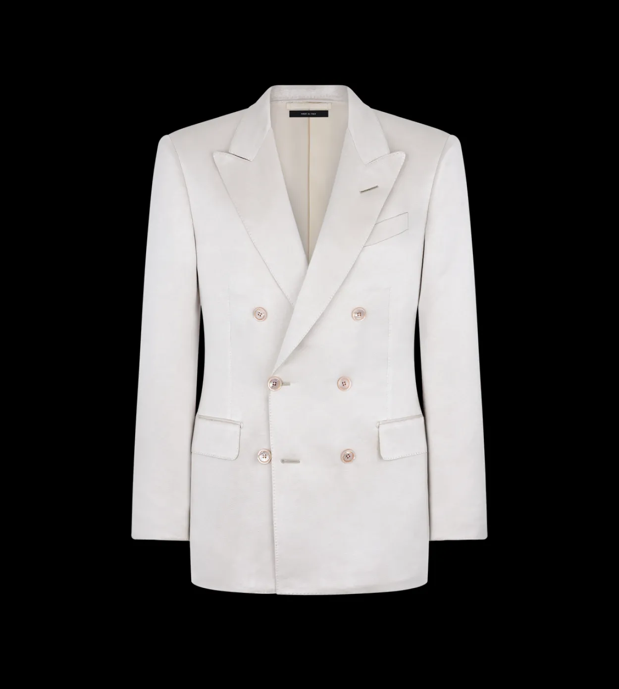 TEXTURED PEACHED SATIN JACKET