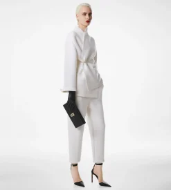 ULTRAFINE CASHMERE BLEND SCULPTURAL JOGGERS