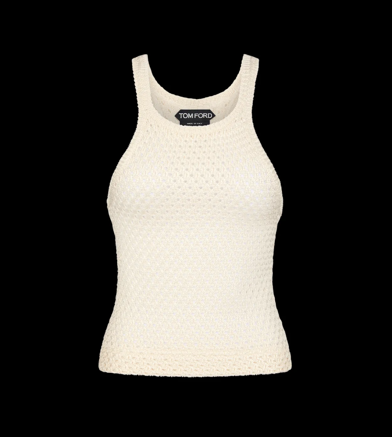 VEST WITH METAL T SHAPED SIGNATURE HARDWARE