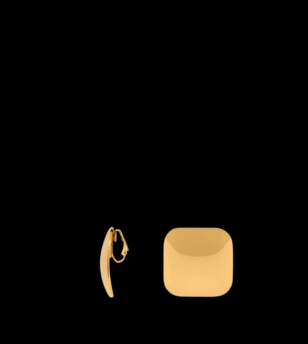 VINTAGE GOLD BRASS AMY EARRINGS