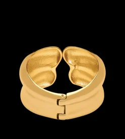 VINTAGE GOLD BRASS LIZA CUFF