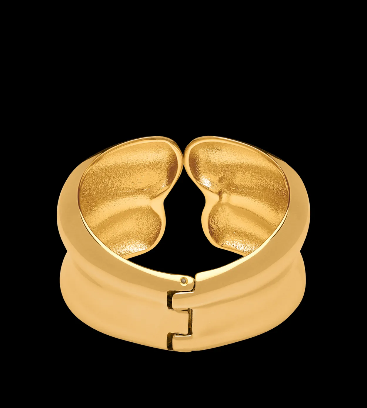VINTAGE GOLD BRASS LIZA CUFF
