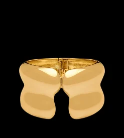 VINTAGE GOLD BRASS LIZA CUFF