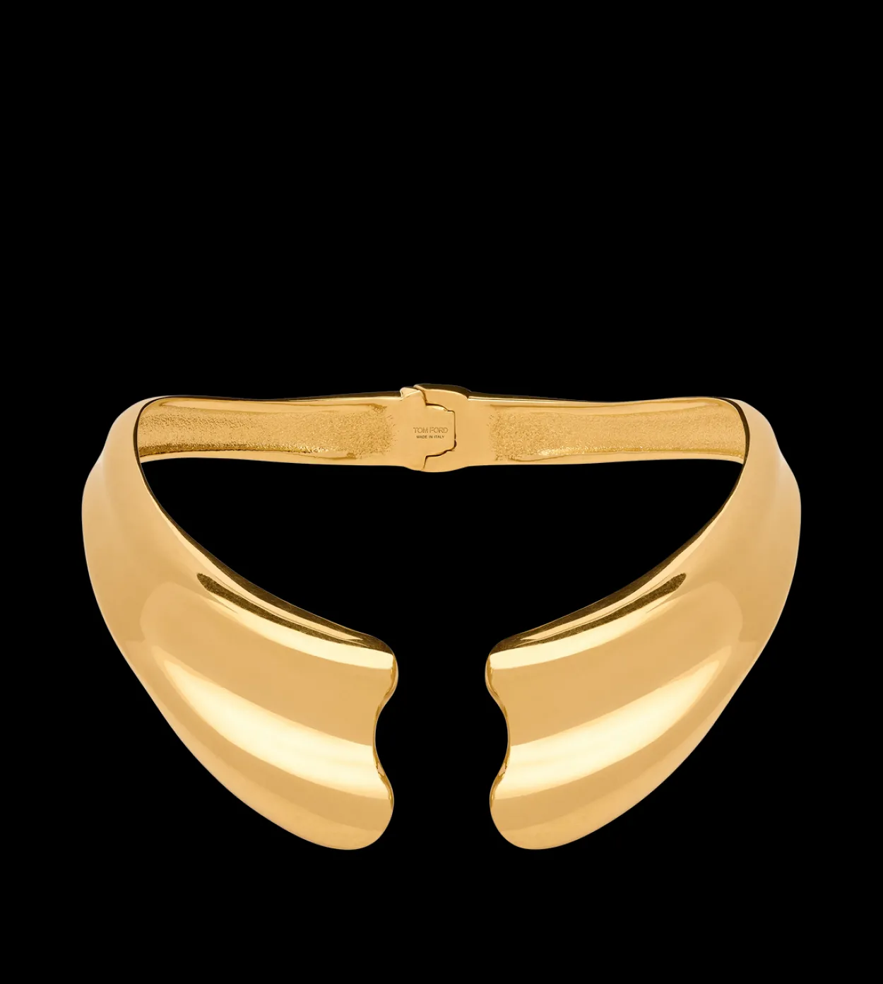 VINTAGE GOLD BRASS LIZA CHOKER