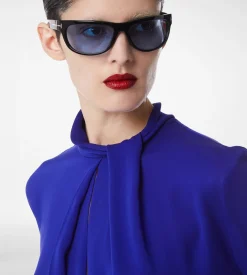 WASHED SILK GEORGETTE LONG SLEEVE BLOUSE