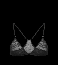 WAVE LACE RACERBACK TRIANGLE BRALETTE