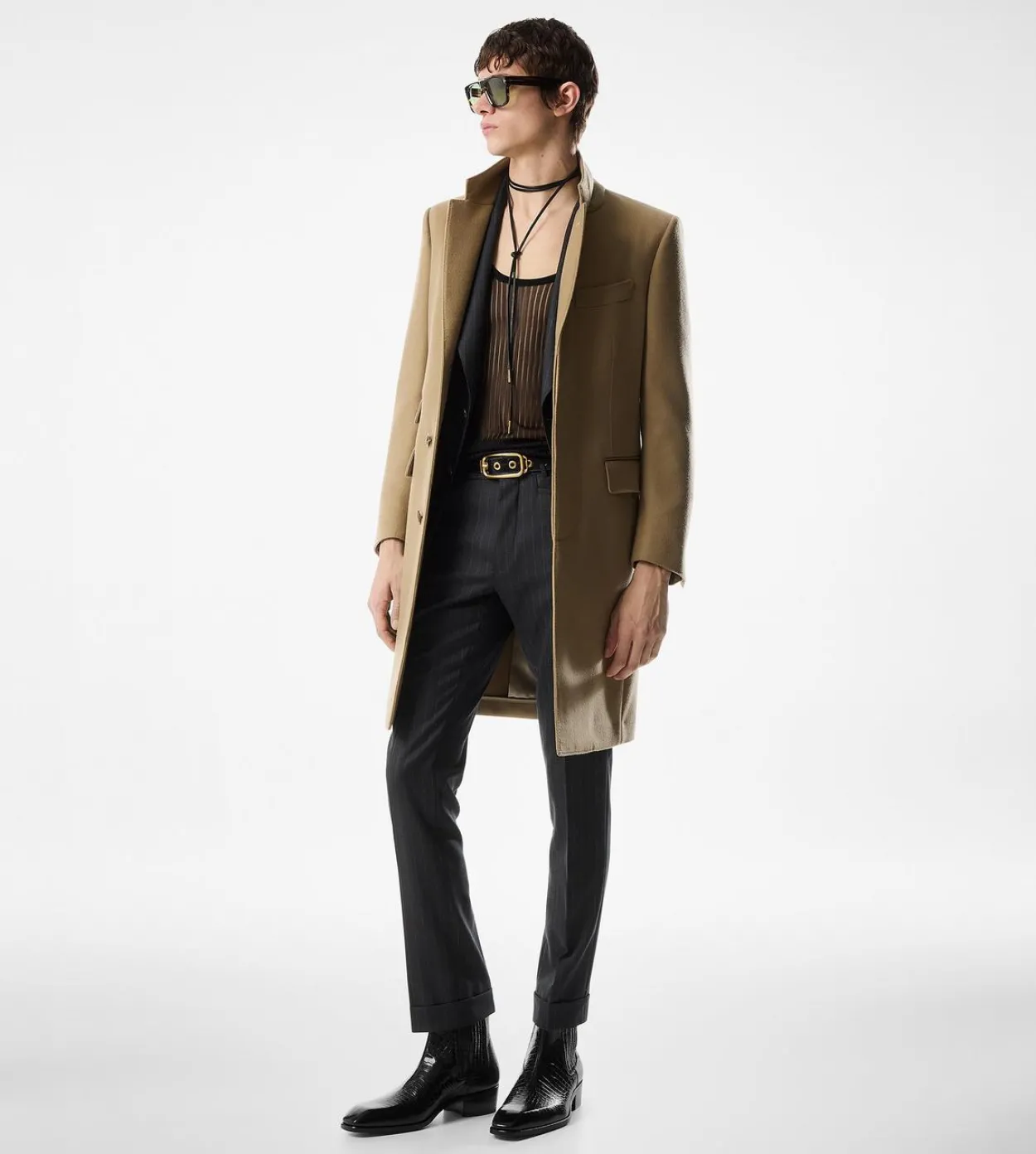 WOOL CASHMERE LIGHT TAILORED COAT
